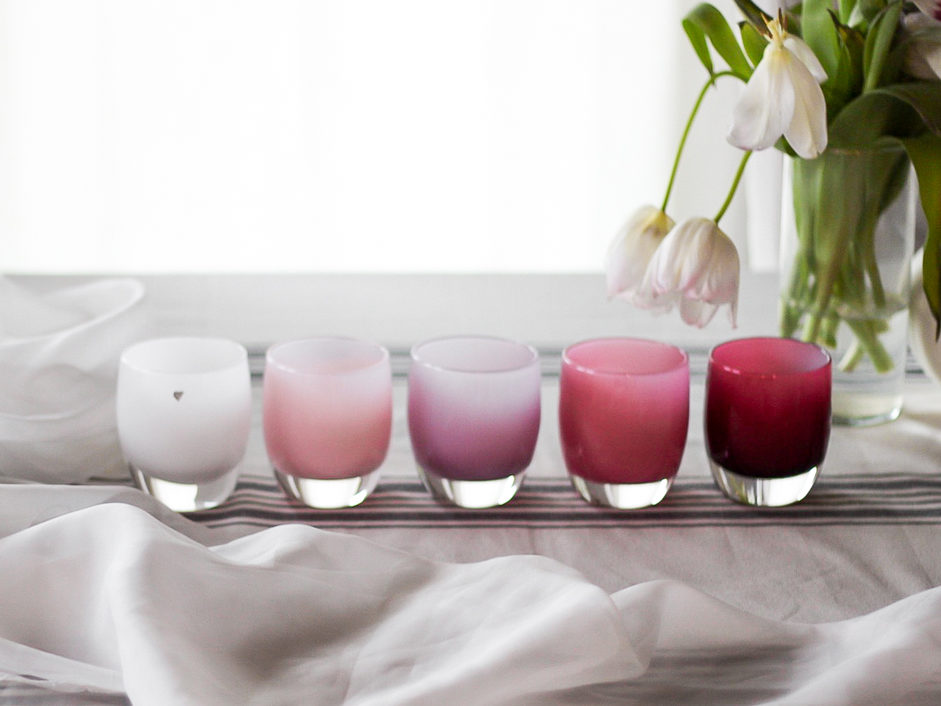 GlassyBaby Ombre' Candle Votives